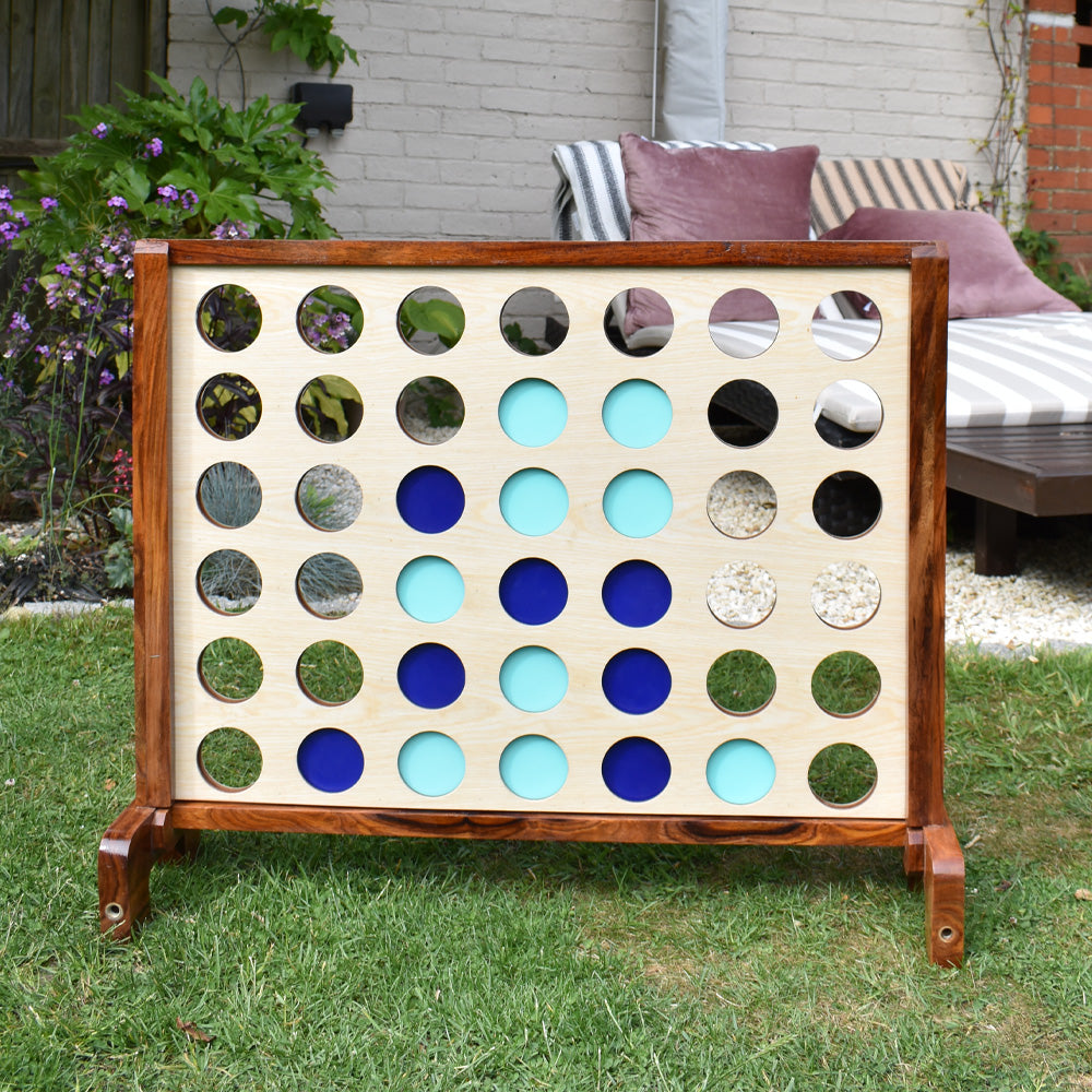 Mega 4-op-een-Rij, 115x80 cm, ECO hardhout - Afbeelding 4